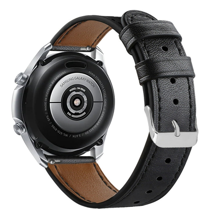 For Galaxy Watch 3 Leather Replacement Strap Watchband, For Galaxy Watch 3 41mm