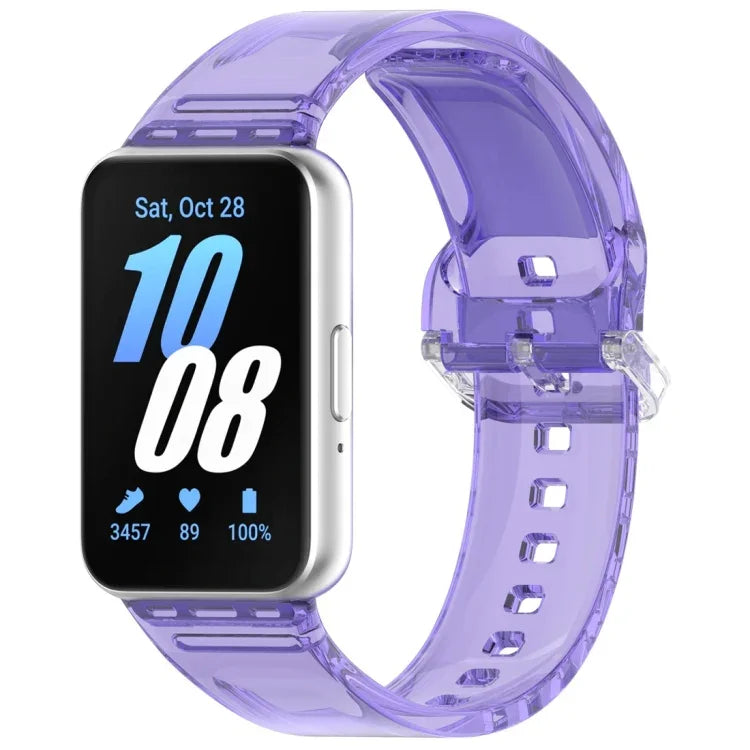 สายรัดนาฬิกา TPU เปลี่ยนสี สำหรับ Samsung Galaxy Fit3