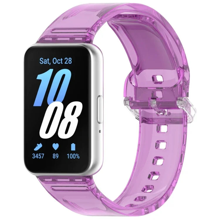 สายรัดนาฬิกา TPU เปลี่ยนสี สำหรับ Samsung Galaxy Fit3