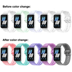 สายรัดนาฬิกา TPU เปลี่ยนสี สำหรับ Samsung Galaxy Fit3