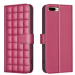 Square Texture Leather Phone Case, For iPhone 12 / 12 Pro, For iPhone 12 Pro Max, For iPhone 11 Pro Max, For iPhone 11, For iPhone 11 Pro, For iPhone XR, For iPhone XS Max, For iPhone 8 Plus / 7 Plus
