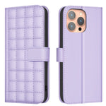Square Texture Leather Phone Case, For iPhone 15 Plus / 14 Plus, For iPhone 15, For iPhone 14 / 13, For iPhone 14 Pro, For iPhone 14 Pro Max, For iPhone SE 2022 / SE 2020 / 8 / 7, For iPhone 13 Pro Max, For iPhone 13 Pro