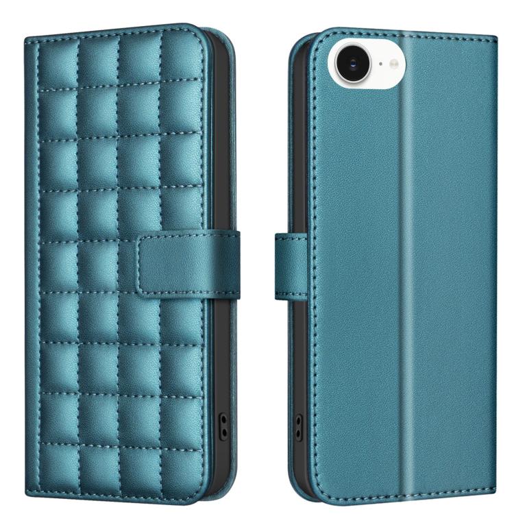 เคสโทรศัพท์หนังลายสี่เหลี่ยม สำหรับ iPhone 17e / 16e, สำหรับ iPhone 17 Pro Max, สำหรับ iPhone 16 Pro Max, สำหรับ iPhone 16 Pro, สำหรับ iPhone 16 Plus, สำหรับ iPhone 16, สำหรับ iPhone 15 Pro Max, สำหรับ iPhone 15 Pro