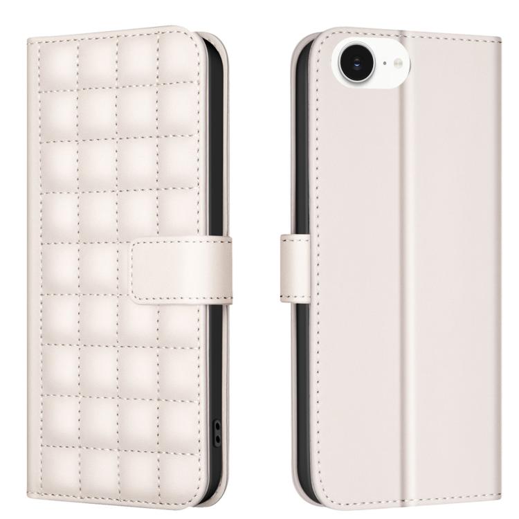 เคสโทรศัพท์หนังลายสี่เหลี่ยม สำหรับ iPhone 17e / 16e, สำหรับ iPhone 17 Pro Max, สำหรับ iPhone 16 Pro Max, สำหรับ iPhone 16 Pro, สำหรับ iPhone 16 Plus, สำหรับ iPhone 16, สำหรับ iPhone 15 Pro Max, สำหรับ iPhone 15 Pro