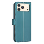 เคสโทรศัพท์หนังลายสี่เหลี่ยม สำหรับ iPhone 17e / 16e, สำหรับ iPhone 17 Pro Max, สำหรับ iPhone 16 Pro Max, สำหรับ iPhone 16 Pro, สำหรับ iPhone 16 Plus, สำหรับ iPhone 16, สำหรับ iPhone 15 Pro Max, สำหรับ iPhone 15 Pro