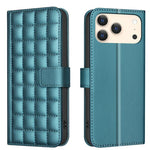 เคสโทรศัพท์หนังลายสี่เหลี่ยม สำหรับ iPhone 17e / 16e, สำหรับ iPhone 17 Pro Max, สำหรับ iPhone 16 Pro Max, สำหรับ iPhone 16 Pro, สำหรับ iPhone 16 Plus, สำหรับ iPhone 16, สำหรับ iPhone 15 Pro Max, สำหรับ iPhone 15 Pro