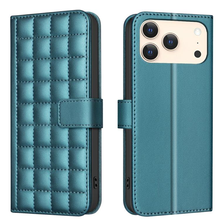 เคสโทรศัพท์หนังลายสี่เหลี่ยม สำหรับ iPhone 17e / 16e, สำหรับ iPhone 17 Pro Max, สำหรับ iPhone 16 Pro Max, สำหรับ iPhone 16 Pro, สำหรับ iPhone 16 Plus, สำหรับ iPhone 16, สำหรับ iPhone 15 Pro Max, สำหรับ iPhone 15 Pro