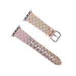 สายเปลี่ยนลายเกล็ดปลากลิตเตอร์เปลี่ยนสีได้ สำหรับ Apple Watch 5 & 4 ขนาด 40 มม. / 3 & 2 & 1 ขนาด 38 มม., สำหรับ Apple Watch 5 & 4 ขนาด 44 มม. / 3 & 2 & 1 ขนาด 42 มม.