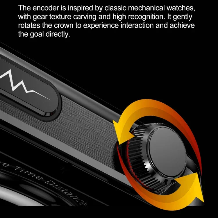 TK16 สมาร์ทวอทช์หน้าจอ LCD 2.04 นิ้ว สายเหล็ก รองรับการตรวจสุขภาพ