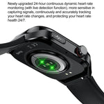 TK16 สมาร์ทวอทช์หน้าจอ LCD 2.04 นิ้ว สายเหล็ก รองรับการตรวจสุขภาพ
