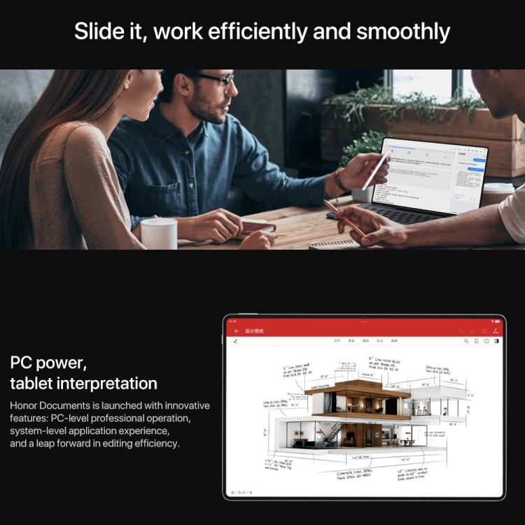 Honor MagicPad2 แท็บเล็ต WiFi ขนาด 12.3 นิ้ว MagicOS 8.0.1 Qualcomm Snapdragon 8s Gen 3 Octa Core, 8GB+256GB, 12GB+256GB, 16GB+512GB, 16GB+1TB
