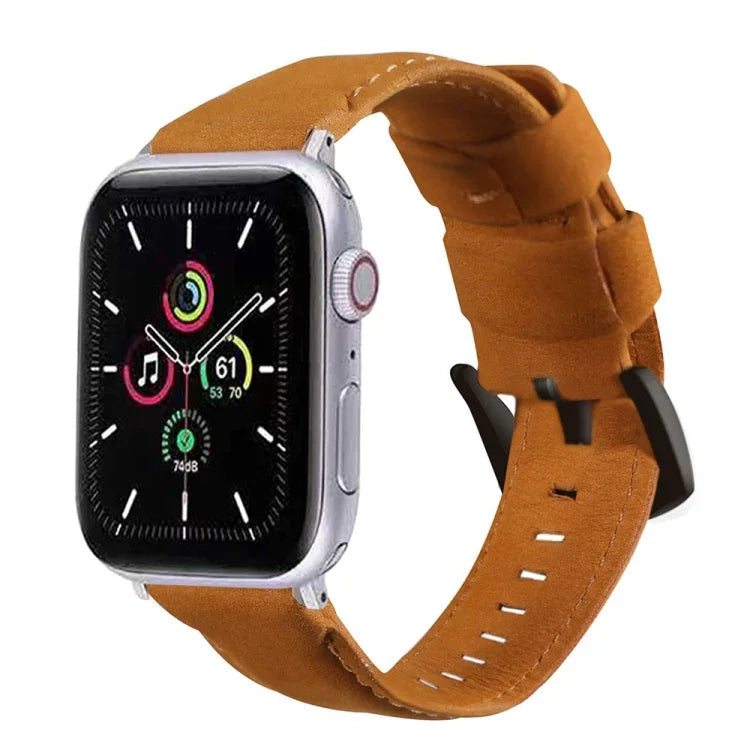 สายเปลี่ยนหนังแท้ สำหรับ Apple Watch 5 & 4 ขนาด 40 มม. / 3 & 2 & 1 ขนาด 38 มม., สำหรับ Apple Watch 5 & 4 ขนาด 44 มม. / 3 & 2 & 1 ขนาด 42 มม.