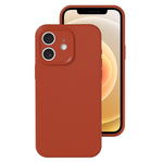 Precise Hole Liquid Silicone Jelly Color Full Coverage Phone Case, For iPhone 12