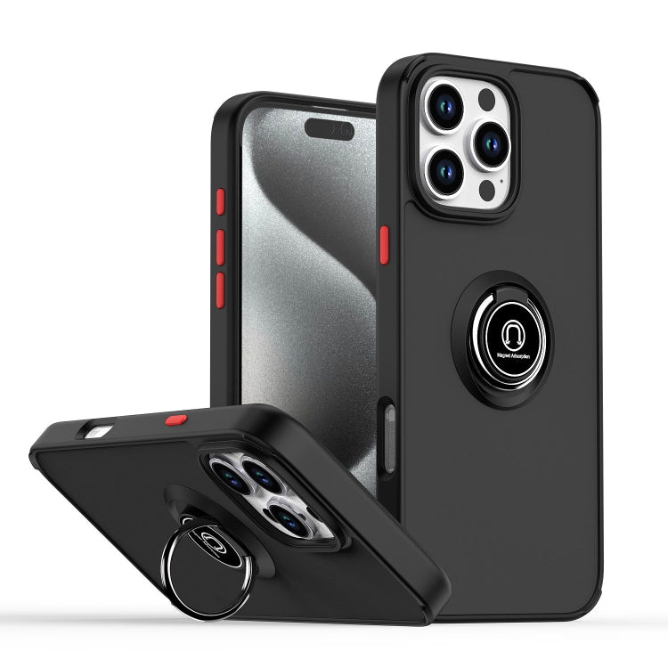 เคสโทรศัพท์ Q Shadow 1 Series TPU + PC พร้อมแหวน สำหรับ iPhone 17e / 16e, สำหรับ iPhone 17 Pro Max, สำหรับ iPhone 17 Pro, สำหรับ iPhone 17, สำหรับ iPhone Air, สำหรับ iPhone 16 Pro Max