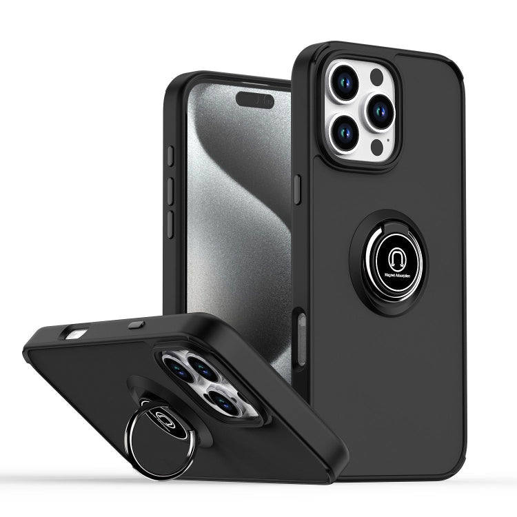 เคสโทรศัพท์ Q Shadow 1 Series TPU + PC พร้อมแหวน สำหรับ iPhone 17e / 16e, สำหรับ iPhone 17 Pro Max, สำหรับ iPhone 17 Pro, สำหรับ iPhone 17, สำหรับ iPhone Air, สำหรับ iPhone 16 Pro Max