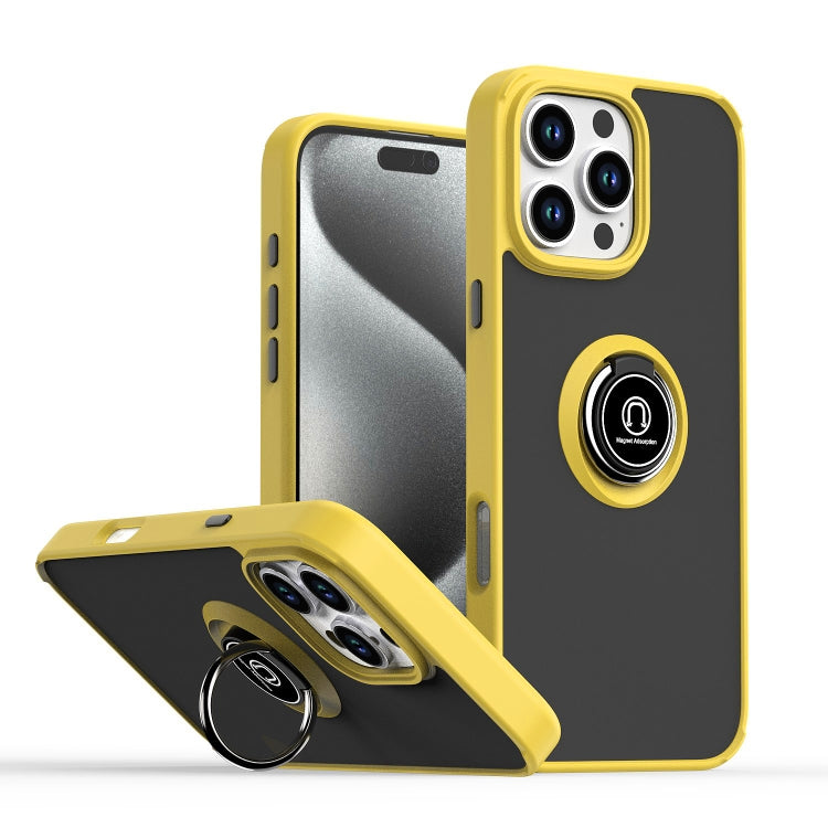 เคสโทรศัพท์ Q Shadow 1 Series TPU + PC พร้อมแหวน สำหรับ iPhone 17e / 16e, สำหรับ iPhone 17 Pro Max, สำหรับ iPhone 17 Pro, สำหรับ iPhone 17, สำหรับ iPhone Air, สำหรับ iPhone 16 Pro Max