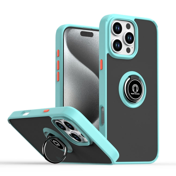 เคสโทรศัพท์ Q Shadow 1 Series TPU + PC พร้อมแหวน สำหรับ iPhone 17e / 16e, สำหรับ iPhone 17 Pro Max, สำหรับ iPhone 17 Pro, สำหรับ iPhone 17, สำหรับ iPhone Air, สำหรับ iPhone 16 Pro Max