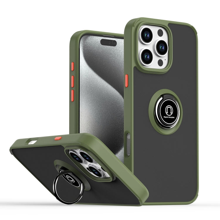 เคสโทรศัพท์ Q Shadow 1 Series TPU + PC พร้อมแหวน สำหรับ iPhone 17e / 16e, สำหรับ iPhone 17 Pro Max, สำหรับ iPhone 17 Pro, สำหรับ iPhone 17, สำหรับ iPhone Air, สำหรับ iPhone 16 Pro Max