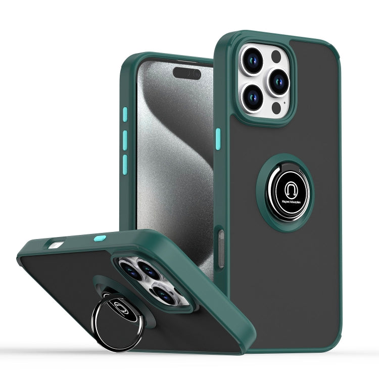 เคสโทรศัพท์ Q Shadow 1 Series TPU + PC พร้อมแหวน สำหรับ iPhone 17e / 16e, สำหรับ iPhone 17 Pro Max, สำหรับ iPhone 17 Pro, สำหรับ iPhone 17, สำหรับ iPhone Air, สำหรับ iPhone 16 Pro Max