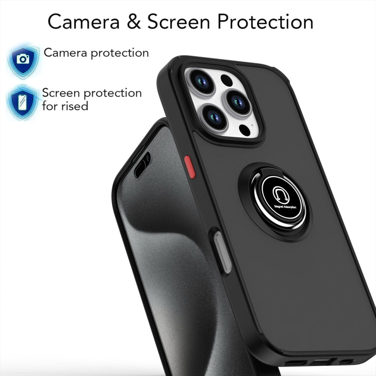 เคสโทรศัพท์ Q Shadow 1 Series TPU + PC พร้อมแหวน สำหรับ iPhone 16 Pro, สำหรับ iPhone 16 Plus, สำหรับ iPhone 15 Pro Max, สำหรับ iPhone 15 Pro, สำหรับ iPhone 15 Plus, สำหรับ iPhone 15