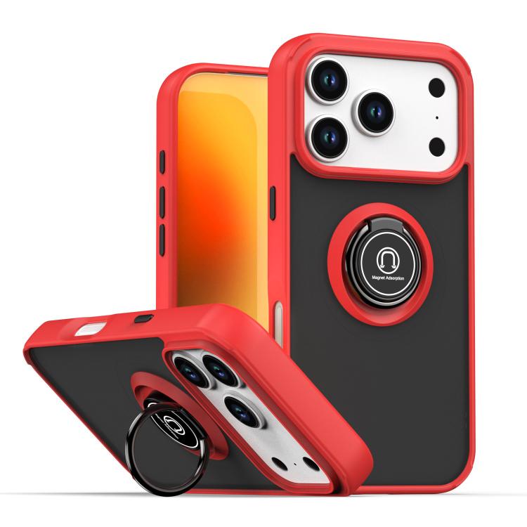 เคสโทรศัพท์ Q Shadow 1 Series TPU + PC พร้อมแหวน สำหรับ iPhone 17e / 16e, สำหรับ iPhone 17 Pro Max, สำหรับ iPhone 17 Pro, สำหรับ iPhone 17, สำหรับ iPhone Air, สำหรับ iPhone 16 Pro Max