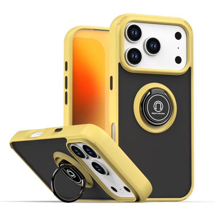 เคสโทรศัพท์ Q Shadow 1 Series TPU + PC พร้อมแหวน สำหรับ iPhone 17e / 16e, สำหรับ iPhone 17 Pro Max, สำหรับ iPhone 17 Pro, สำหรับ iPhone 17, สำหรับ iPhone Air, สำหรับ iPhone 16 Pro Max