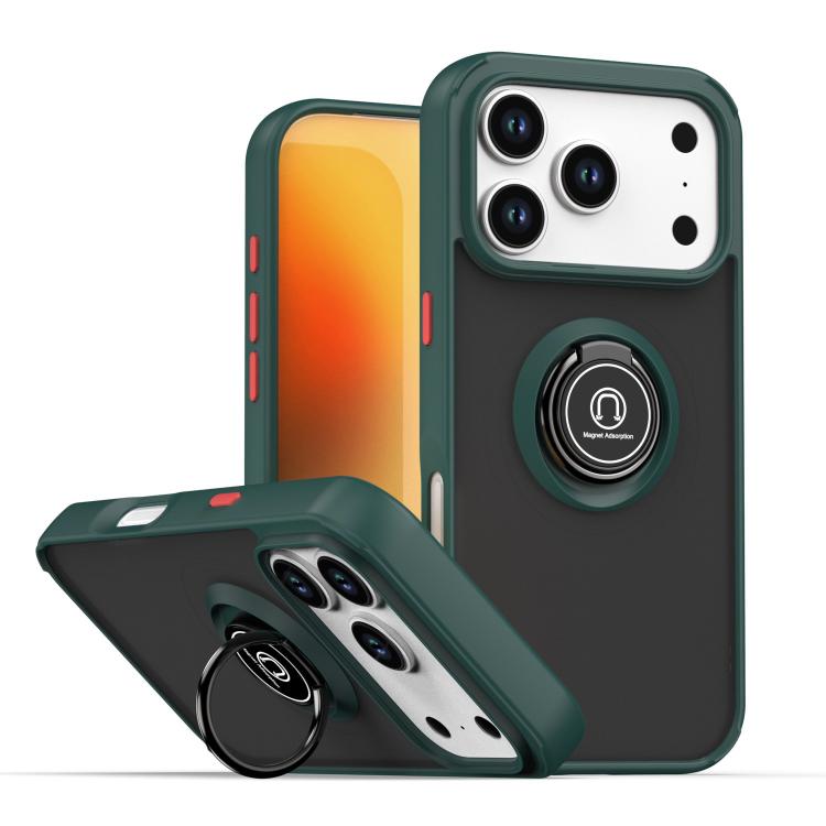 เคสโทรศัพท์ Q Shadow 1 Series TPU + PC พร้อมแหวน สำหรับ iPhone 17e / 16e, สำหรับ iPhone 17 Pro Max, สำหรับ iPhone 17 Pro, สำหรับ iPhone 17, สำหรับ iPhone Air, สำหรับ iPhone 16 Pro Max