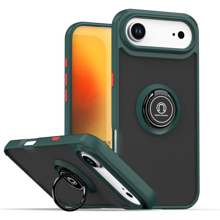 เคสโทรศัพท์ Q Shadow 1 Series TPU + PC พร้อมแหวน สำหรับ iPhone 17e / 16e, สำหรับ iPhone 17 Pro Max, สำหรับ iPhone 17 Pro, สำหรับ iPhone 17, สำหรับ iPhone Air, สำหรับ iPhone 16 Pro Max