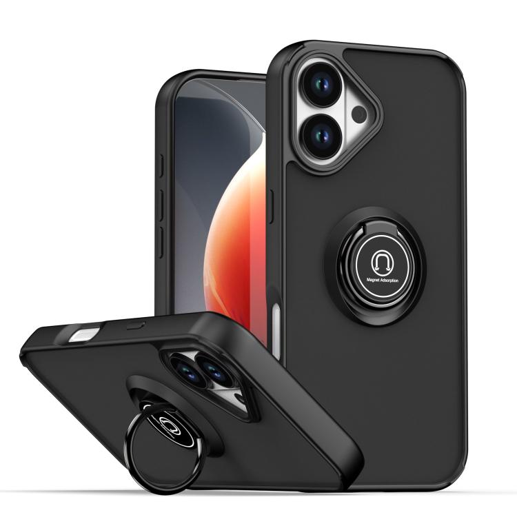 เคสโทรศัพท์ Q Shadow 1 Series TPU + PC พร้อมแหวน สำหรับ iPhone 17e / 16e, สำหรับ iPhone 17 Pro Max, สำหรับ iPhone 17 Pro, สำหรับ iPhone 17, สำหรับ iPhone Air, สำหรับ iPhone 16 Pro Max