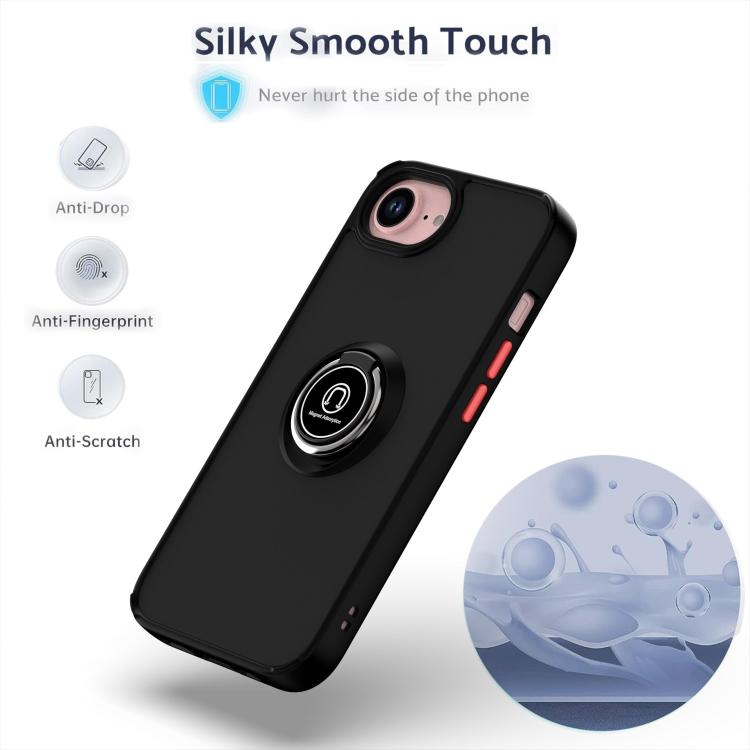 เคสโทรศัพท์ Q Shadow 1 Series TPU + PC พร้อมแหวน สำหรับ iPhone 17e / 16e, สำหรับ iPhone 17 Pro Max, สำหรับ iPhone 17 Pro, สำหรับ iPhone 17, สำหรับ iPhone Air, สำหรับ iPhone 16 Pro Max