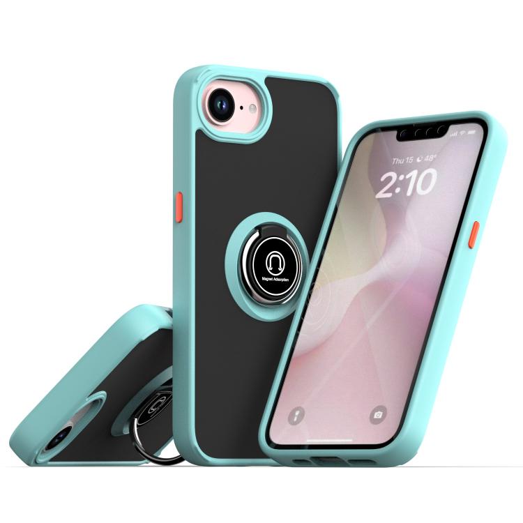เคสโทรศัพท์ Q Shadow 1 Series TPU + PC พร้อมแหวน สำหรับ iPhone 17e / 16e, สำหรับ iPhone 17 Pro Max, สำหรับ iPhone 17 Pro, สำหรับ iPhone 17, สำหรับ iPhone Air, สำหรับ iPhone 16 Pro Max