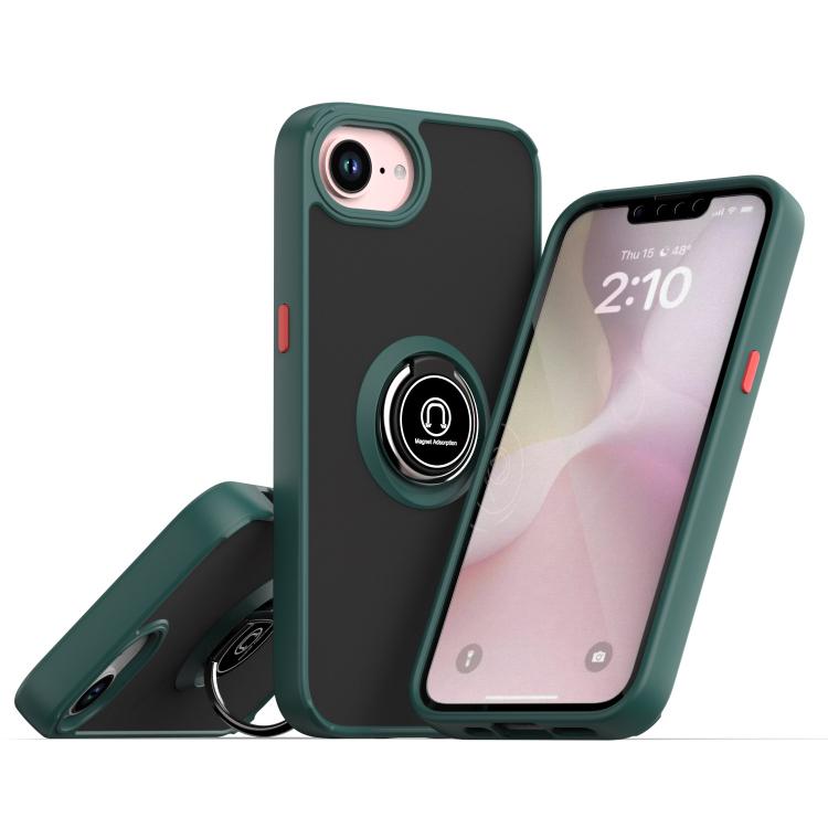 เคสโทรศัพท์ Q Shadow 1 Series TPU + PC พร้อมแหวน สำหรับ iPhone 17e / 16e, สำหรับ iPhone 17 Pro Max, สำหรับ iPhone 17 Pro, สำหรับ iPhone 17, สำหรับ iPhone Air, สำหรับ iPhone 16 Pro Max