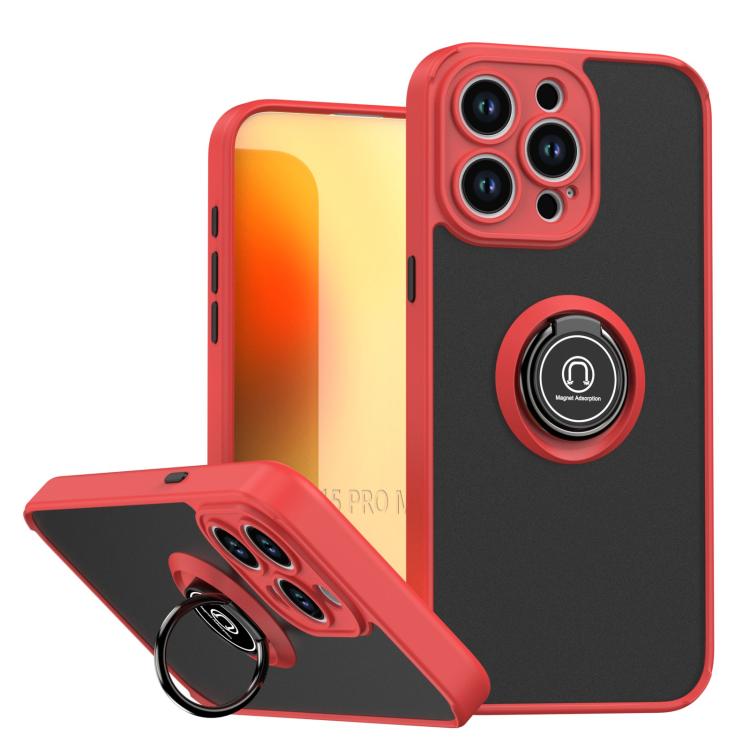 เคสโทรศัพท์ Q Shadow 1 Series TPU + PC พร้อมแหวน สำหรับ iPhone 16 Pro, สำหรับ iPhone 16 Plus, สำหรับ iPhone 15 Pro Max, สำหรับ iPhone 15 Pro, สำหรับ iPhone 15 Plus, สำหรับ iPhone 15