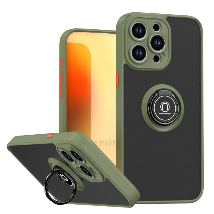 เคสโทรศัพท์ Q Shadow 1 Series TPU + PC พร้อมแหวน สำหรับ iPhone 16 Pro, สำหรับ iPhone 16 Plus, สำหรับ iPhone 15 Pro Max, สำหรับ iPhone 15 Pro, สำหรับ iPhone 15 Plus, สำหรับ iPhone 15