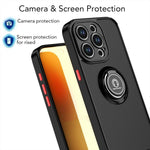 เคสโทรศัพท์ Q Shadow 1 Series TPU + PC พร้อมแหวน สำหรับ iPhone 16 Pro, สำหรับ iPhone 16 Plus, สำหรับ iPhone 15 Pro Max, สำหรับ iPhone 15 Pro, สำหรับ iPhone 15 Plus, สำหรับ iPhone 15