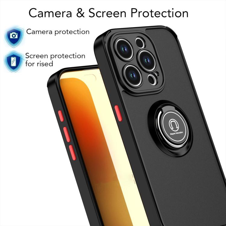 เคสโทรศัพท์ Q Shadow 1 Series TPU + PC พร้อมแหวน สำหรับ iPhone 16 Pro, สำหรับ iPhone 16 Plus, สำหรับ iPhone 15 Pro Max, สำหรับ iPhone 15 Pro, สำหรับ iPhone 15 Plus, สำหรับ iPhone 15