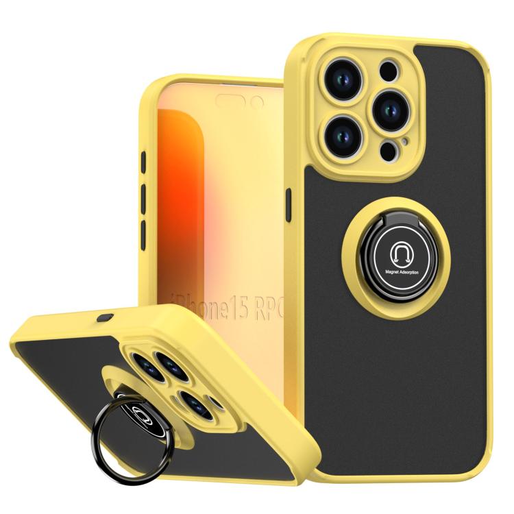 เคสโทรศัพท์ Q Shadow 1 Series TPU + PC พร้อมแหวน สำหรับ iPhone 16 Pro, สำหรับ iPhone 16 Plus, สำหรับ iPhone 15 Pro Max, สำหรับ iPhone 15 Pro, สำหรับ iPhone 15 Plus, สำหรับ iPhone 15