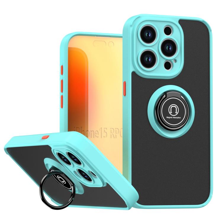 เคสโทรศัพท์ Q Shadow 1 Series TPU + PC พร้อมแหวน สำหรับ iPhone 16 Pro, สำหรับ iPhone 16 Plus, สำหรับ iPhone 15 Pro Max, สำหรับ iPhone 15 Pro, สำหรับ iPhone 15 Plus, สำหรับ iPhone 15