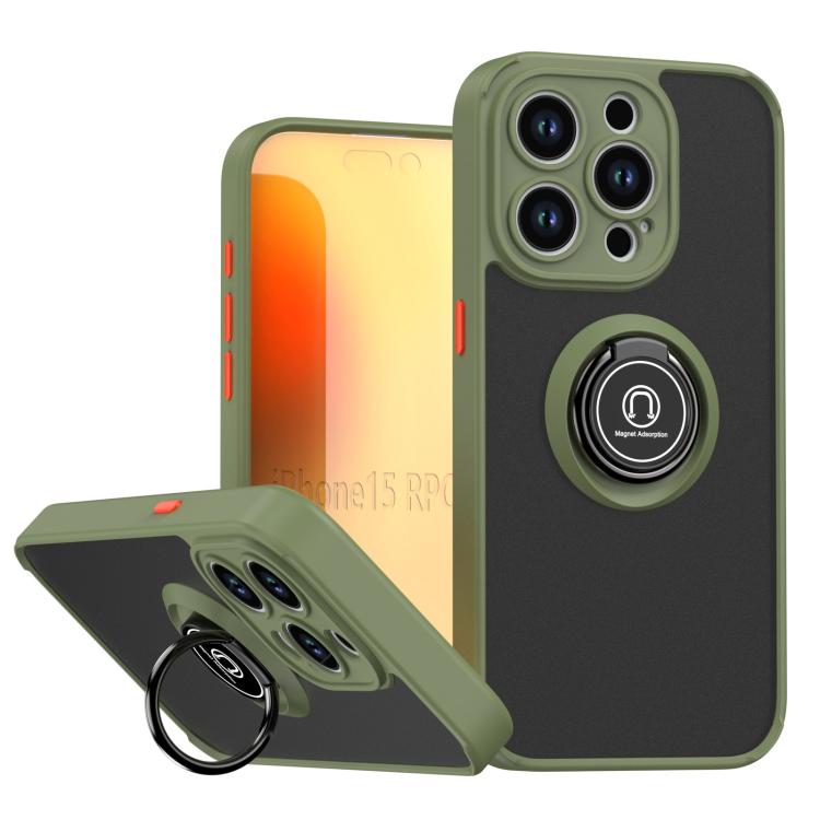 เคสโทรศัพท์ Q Shadow 1 Series TPU + PC พร้อมแหวน สำหรับ iPhone 16 Pro, สำหรับ iPhone 16 Plus, สำหรับ iPhone 15 Pro Max, สำหรับ iPhone 15 Pro, สำหรับ iPhone 15 Plus, สำหรับ iPhone 15