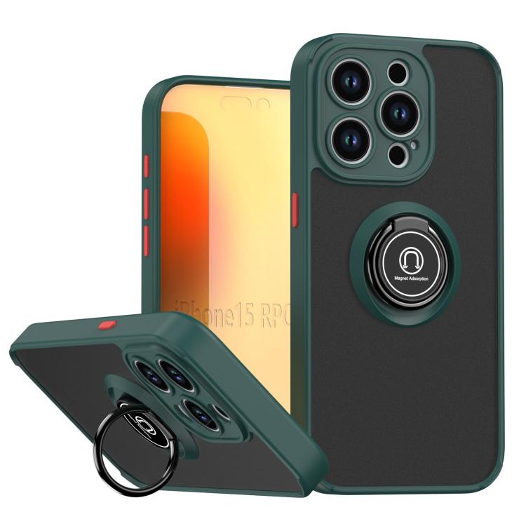 เคสโทรศัพท์ Q Shadow 1 Series TPU + PC พร้อมแหวน สำหรับ iPhone 16 Pro, สำหรับ iPhone 16 Plus, สำหรับ iPhone 15 Pro Max, สำหรับ iPhone 15 Pro, สำหรับ iPhone 15 Plus, สำหรับ iPhone 15