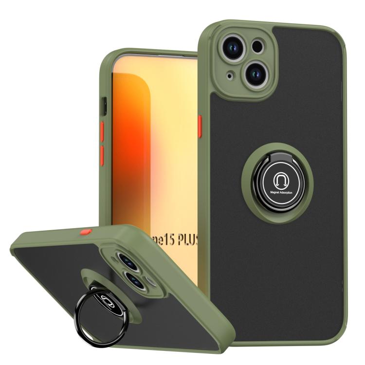 เคสโทรศัพท์ Q Shadow 1 Series TPU + PC พร้อมแหวน สำหรับ iPhone 16 Pro, สำหรับ iPhone 16 Plus, สำหรับ iPhone 15 Pro Max, สำหรับ iPhone 15 Pro, สำหรับ iPhone 15 Plus, สำหรับ iPhone 15