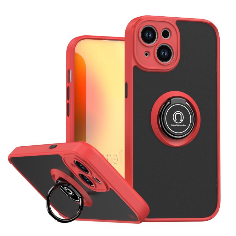 เคสโทรศัพท์ Q Shadow 1 Series TPU + PC พร้อมแหวน สำหรับ iPhone 16 Pro, สำหรับ iPhone 16 Plus, สำหรับ iPhone 15 Pro Max, สำหรับ iPhone 15 Pro, สำหรับ iPhone 15 Plus, สำหรับ iPhone 15