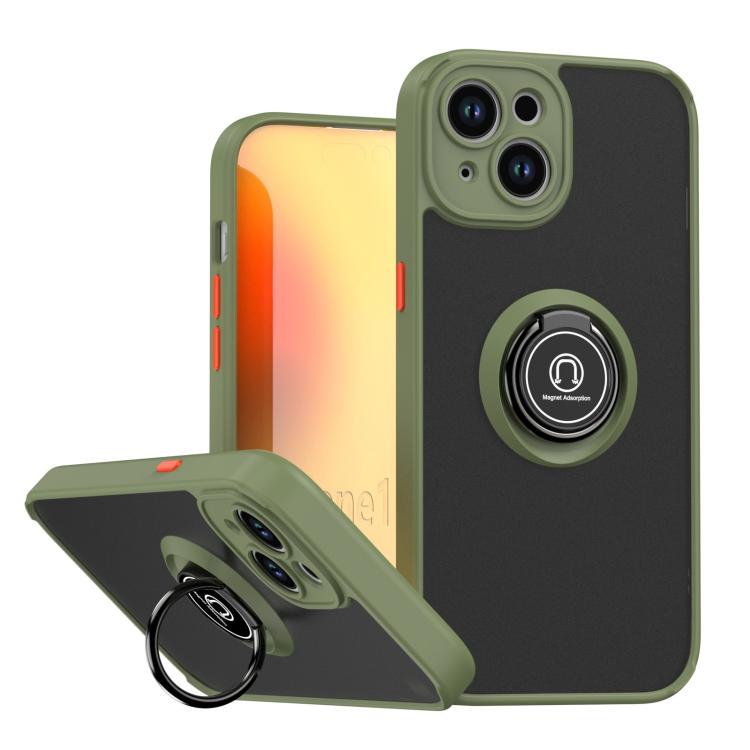 เคสโทรศัพท์ Q Shadow 1 Series TPU + PC พร้อมแหวน สำหรับ iPhone 16 Pro, สำหรับ iPhone 16 Plus, สำหรับ iPhone 15 Pro Max, สำหรับ iPhone 15 Pro, สำหรับ iPhone 15 Plus, สำหรับ iPhone 15