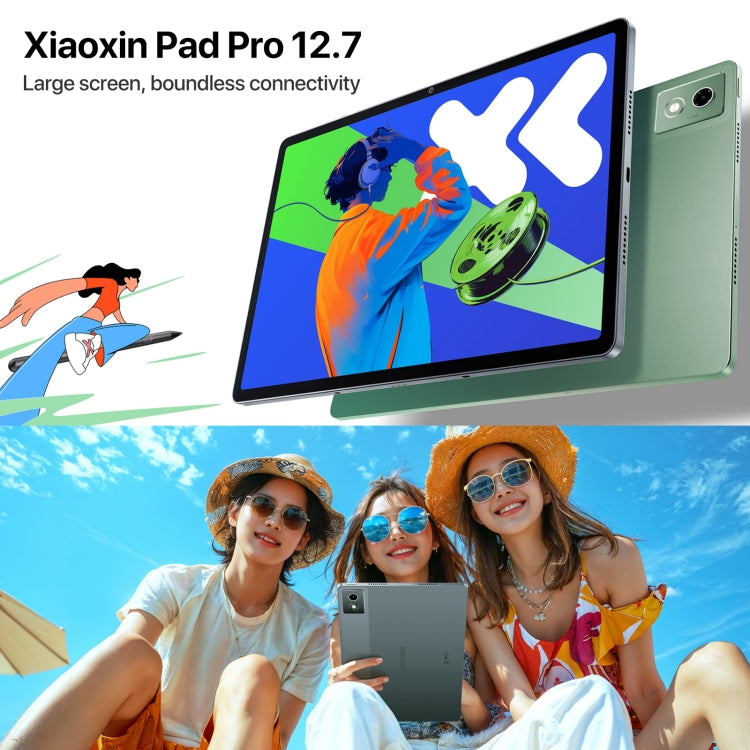 Lenovo Xiaoxin Pad Pro แท็บเล็ต WiFi ขนาด 12.7 นิ้ว 2025 ZUI 16 MediaTek Dimensity 8300 Octa Core รองรับสแกนลายนิ้วมือและจดจำใบหน้า 8GB+128GB, 8GB+256GB, 12GB+256GB