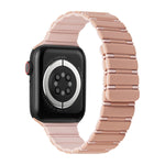 Two-color Magnetic Silicone Watch Band, For Apple Watch Series 3 38mm, For Apple Watch Series 3 42mm