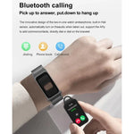 B7 Pro นาฬิกาอัจฉริยะหน้าจอ 1.5 นิ้ว 2 ใน 1 พร้อมหูฟังบลูทูธ สายซิลิโคน รองรับการวัดอัตราการเต้นหัวใจ / การติดตามการนอนหลับ