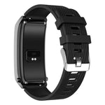 B7 Pro นาฬิกาอัจฉริยะหน้าจอ 1.5 นิ้ว 2 ใน 1 พร้อมหูฟังบลูทูธ สายซิลิโคน รองรับการวัดอัตราการเต้นหัวใจ / การติดตามการนอนหลับ