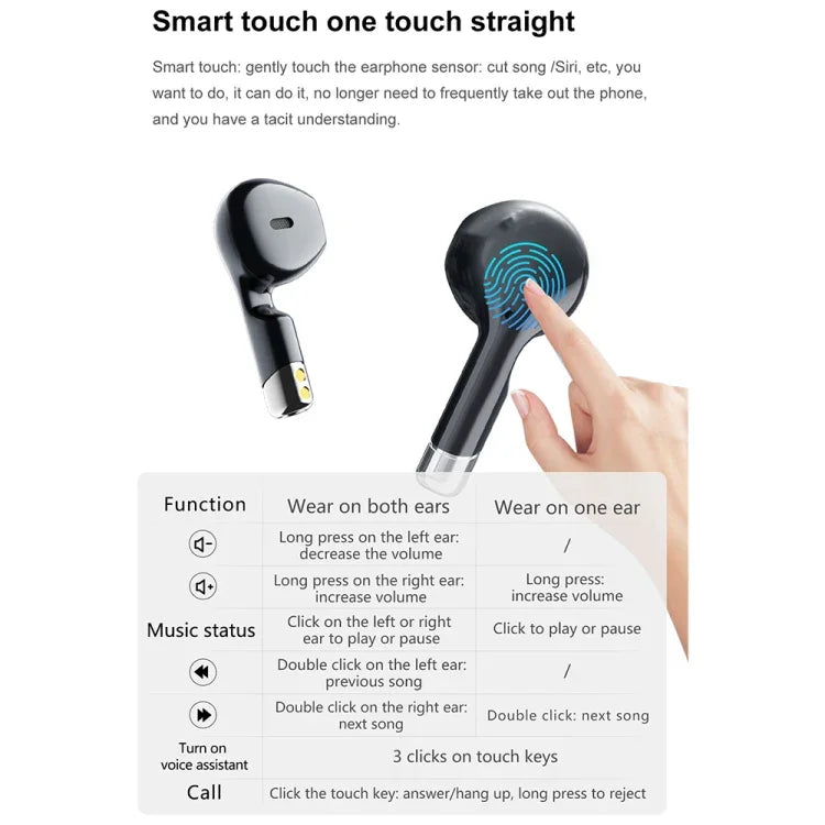 นาฬิกาอัจฉริยะ D8 Pro จอ 2.01 นิ้ว 2-in-1 พร้อมหูฟังบลูทูธ สายซิลิโคน รองรับ NFC พร้อมฝาครอบ