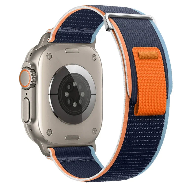 สายรัดนาฬิกาไนลอนแบบห่วงสองส่วน สำหรับ Apple Watch Ultra 2 49 มม., สำหรับ Apple Watch Series 9 45 มม.