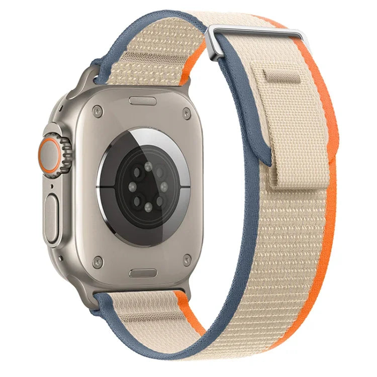 สายรัดนาฬิกาไนลอนแบบห่วงสองส่วน สำหรับ Apple Watch Ultra 2 49 มม., สำหรับ Apple Watch Series 9 45 มม.